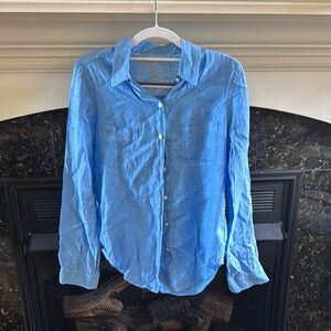 Lilly Pulitzer Blue Button Down Shirt